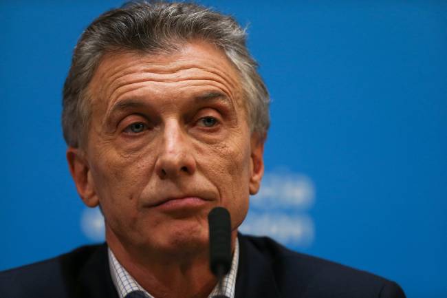 Argentina’s President Mauricio Macri attends a news conference in Buenos Aires Argentina’s President Mauricio Macri attends a news conference in Buenos Aires