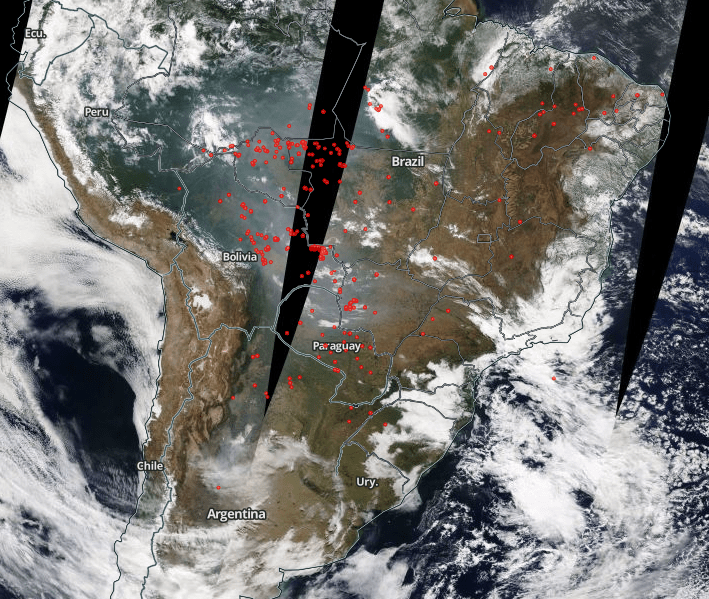 Incêndio amazônia NASA Incêndio amazônia NASA