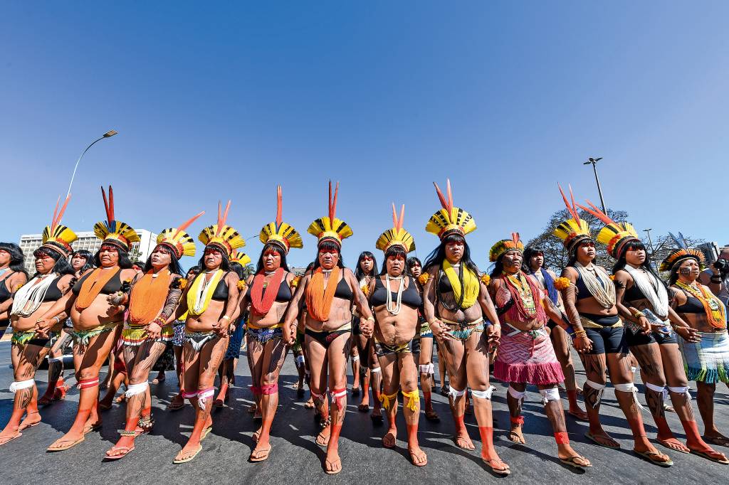 BRAZIL-INDIGENOUS-WOMEN-DEMO Mulheres Indígenas