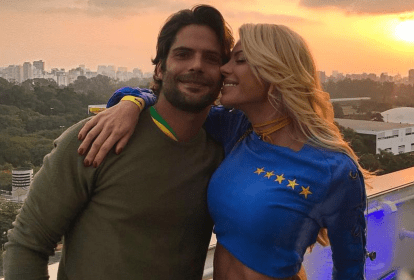 Jorge Sestini e Caroline Bittencourt