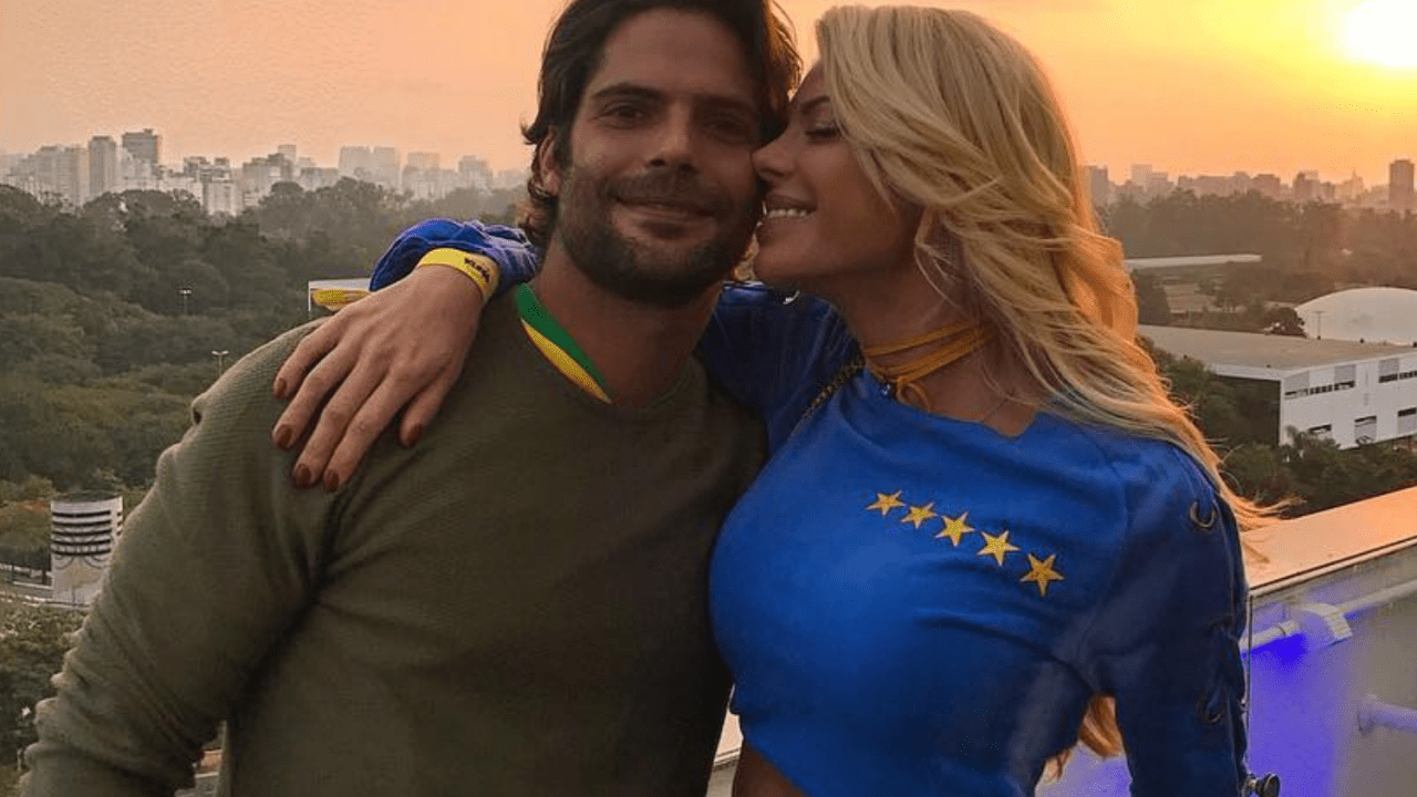 Jorge Sestini e Caroline Bittencourt