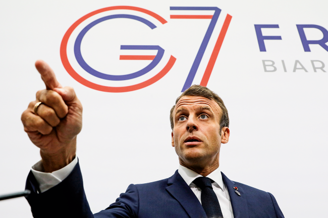 MACRON-G7-SUMMIT MACRON-G7-SUMMIT