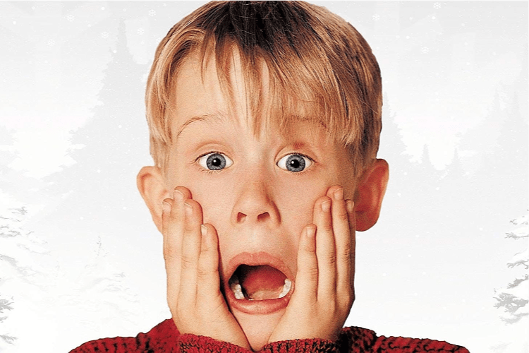 Macaulay Culkin em 'Esqueceram de Mim' (1990)