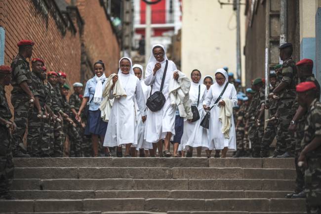 MADAGASCAR-RELIGION-CATHOLIC-POPE MADAGASCAR-RELIGION-CATHOLIC-POPE