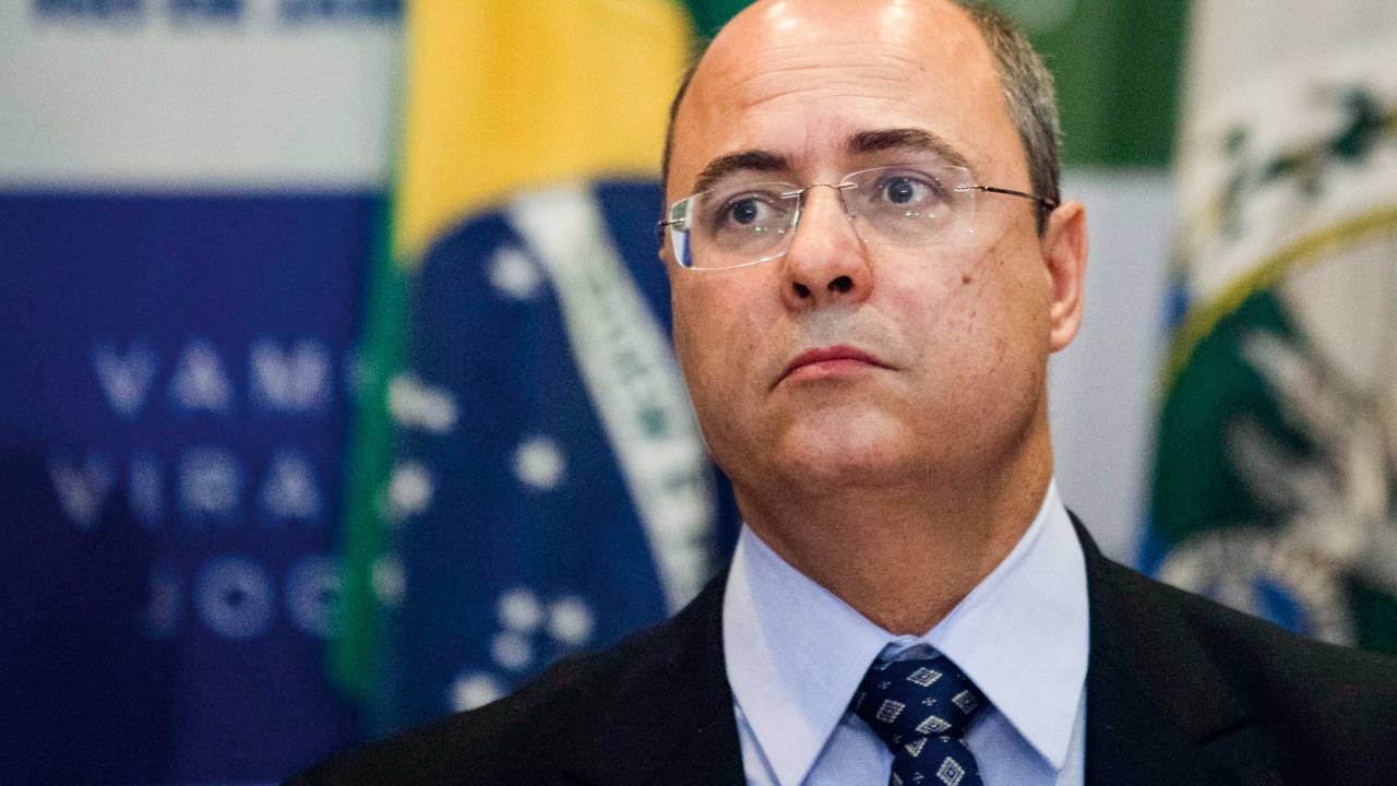 O governador afastado do Rio, Wilson Witzel