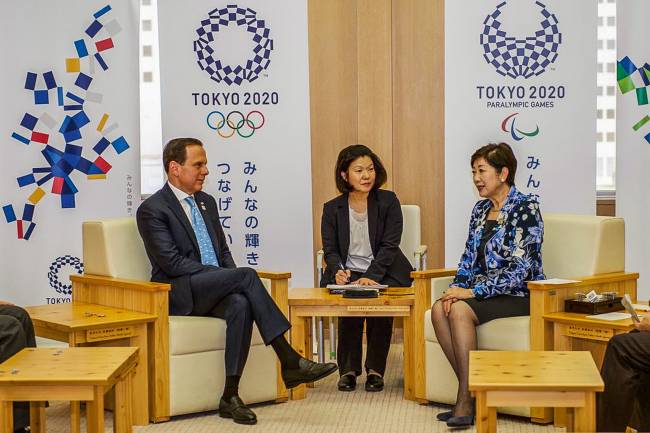 Reunião com a Governadora de Tóquio, Sra. Yuriko Koike