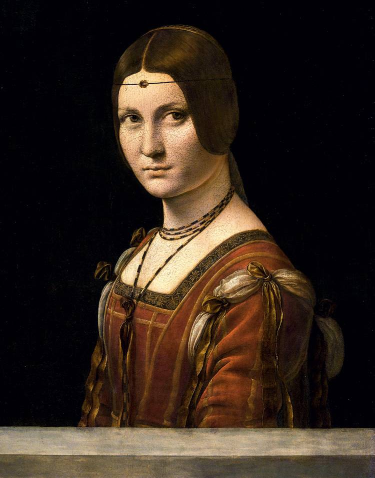 LA BELLE FERRONIÈRE (1490-1497) LA BELLE FERRONIÈRE (1490-1497)