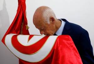 FILE PHOTO: Tunisian presidential election in Tunis FILE PHOTO: Tunisian presidential election in Tunis