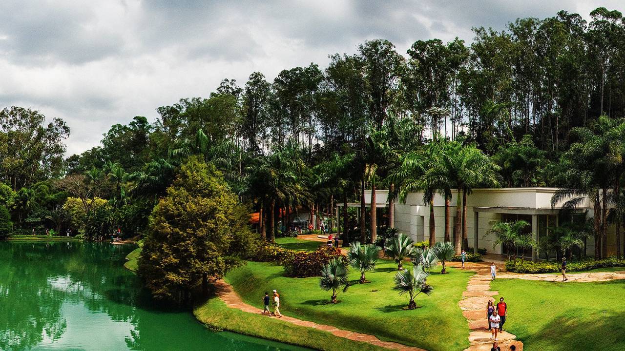 Imagem geral do Instituto Inhotim