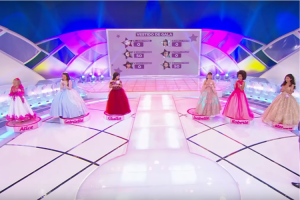 Concurso de miss infantil exibido durante o 'Programa Silvio Santos'