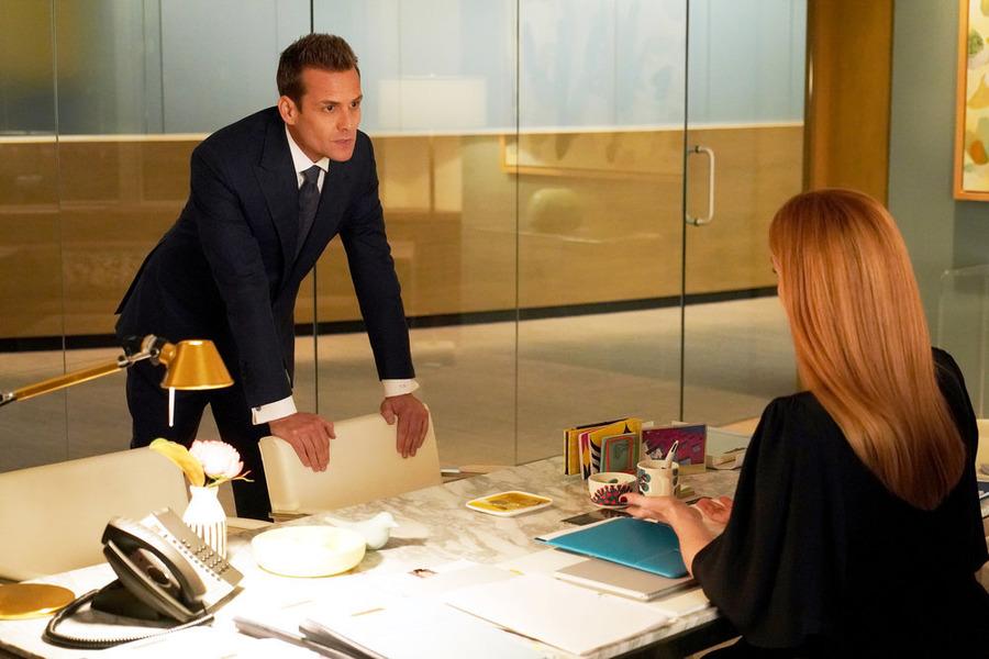 Gabriel Macht como Harvey Specter em cena da última temporada de ‘Suits’ Gabriel Macht como Harvey Specter em cena da última temporada de 'Suits'