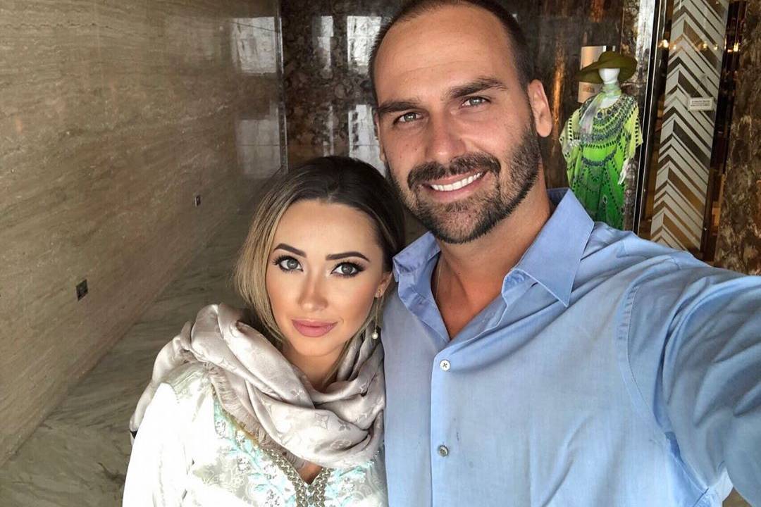 Heloísa e Eduardo Bolsonaro