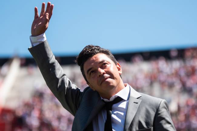 Marcelo Gallardo, técnico do River Plate: uma máquina de conquistar títulos desde 2014