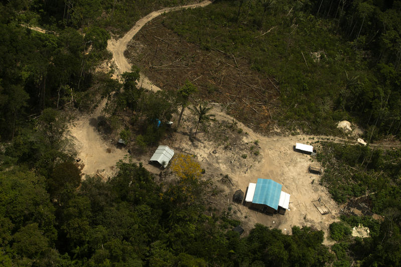 Cenas de um garimpo ilegal na Terra Indígena Munduruku, no Pará, em setembro de 2019