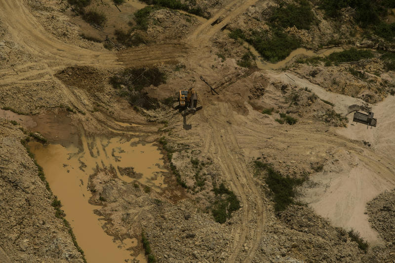 Cenas de um garimpo ilegal na Terra Indígena Munduruku, no Pará, em setembro de 2019