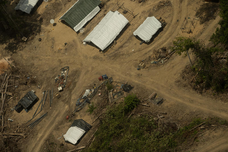 Cenas de um garimpo ilegal na Terra Indígena Munduruku, no Pará, em setembro de 2019