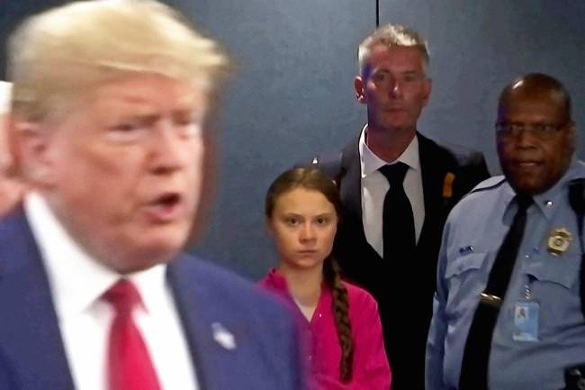 Greta Thunberg, a face da indignação na crise do meio ambiente
