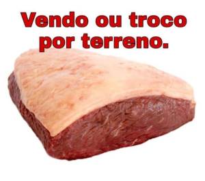 Imagem compartilhada via WhatsApp sobre preço da carne (04/12/2019)