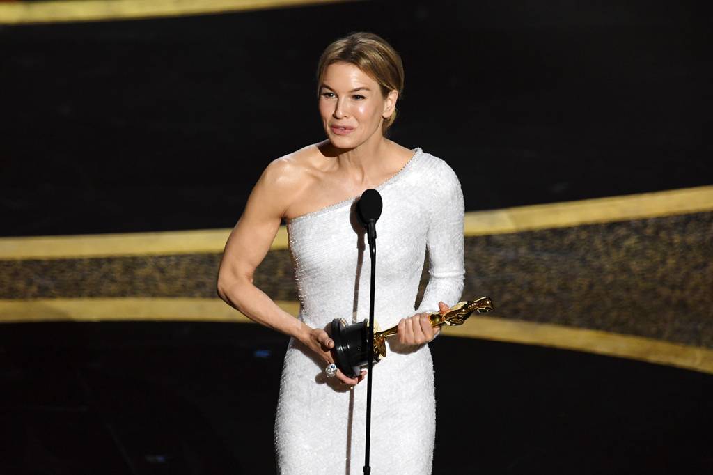 92nd Annual Academy Awards – Show Renée Zellweger recebe o Oscar de melhor atriz por 'Judy – Muito além do Arco-Íris'