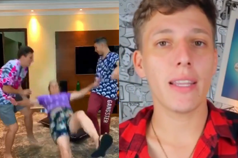 Robson Calabianchi, o "Fuinha": youtuber ensina brincadeira perigosa a seguidores