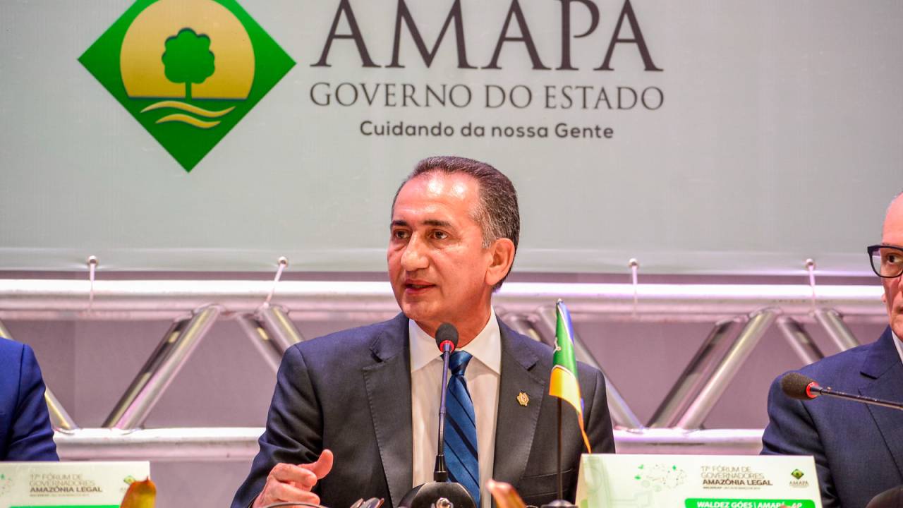 O governador do Amapá, Waldez Góes (PDT)