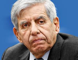 Brazil’s Minister of Institutional Security Augusto Heleno looks on during a meeting of the Commission of Foreign and International Affairs and National Defense at the National Congress in Brasilia