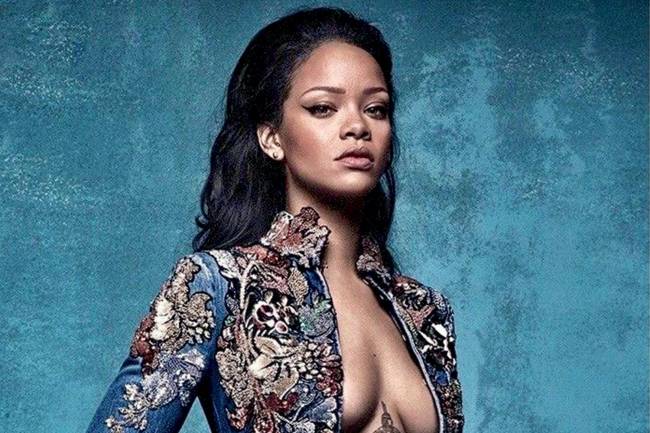 A cantora Rihanna