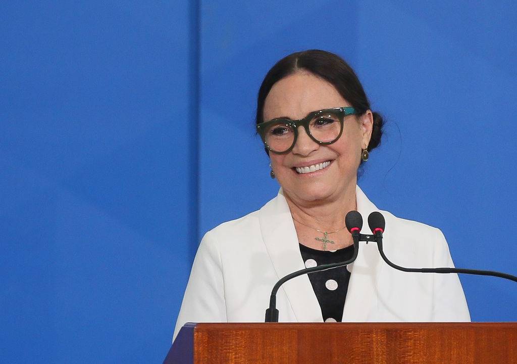 Cerimonia de posse da secretária da Cultura, Regina Duarte