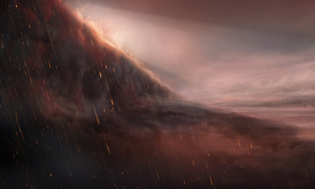 Descoberto planeta onde chove ferro derretido