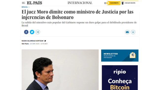 El País Renúncia Moro