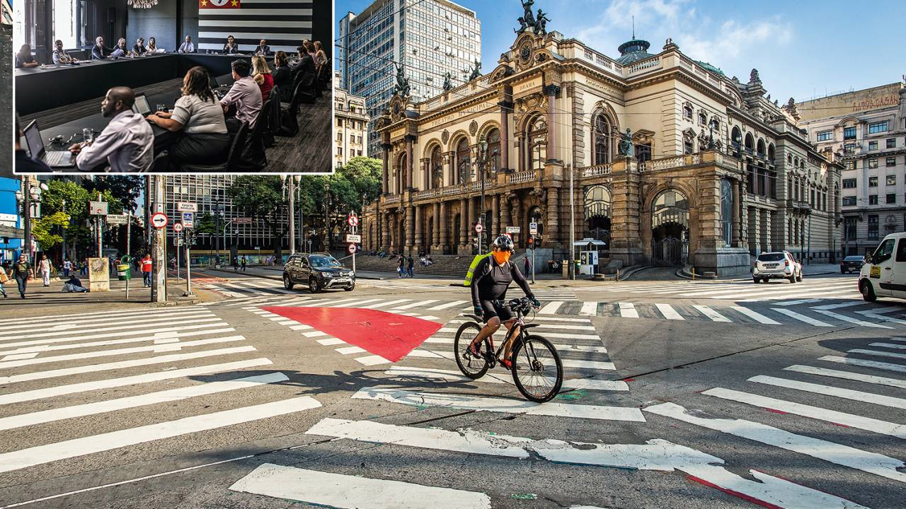 NO OLHO DA CRISE - Estratégia de monitoramento: com base em reuniões realizadas no gabinete de crise coordenado pelo vice Rodrigo Garcia (acima) foram tomadas medidas como a quarentena, que deixou a capital quase deserta