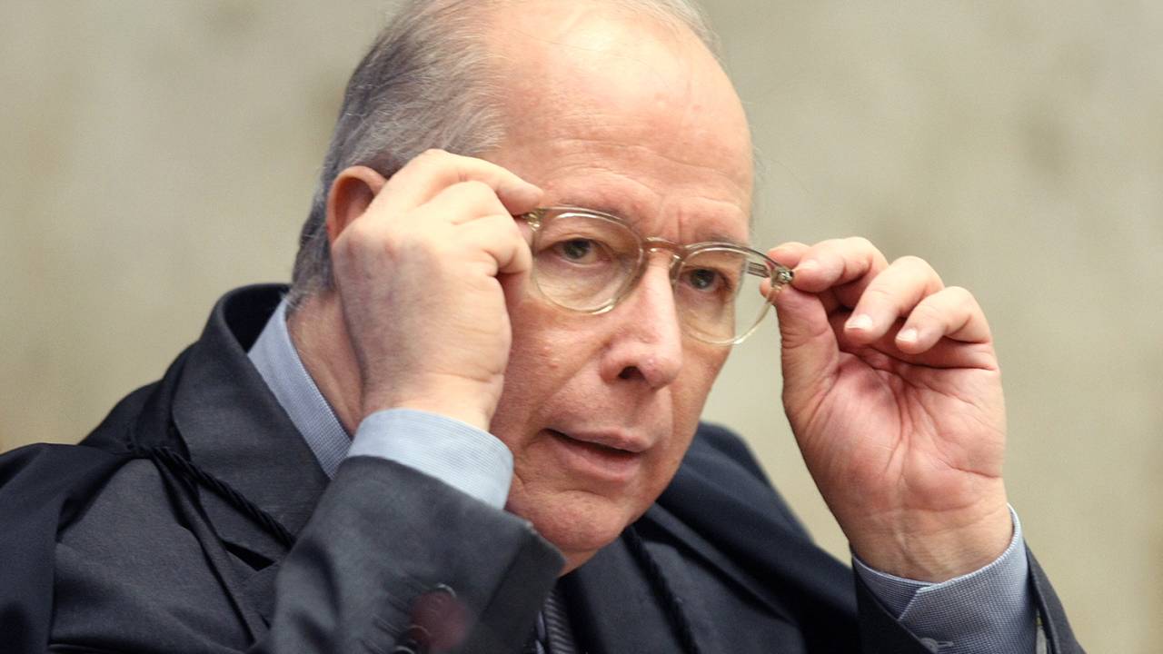 O ministro do STF, Celso de Mello