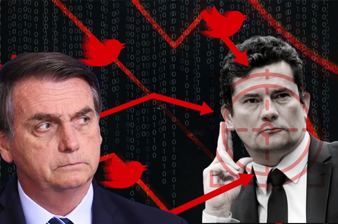 Após prestar depoimento na PF, Moro vira alvo de ataques de bolsonaristas