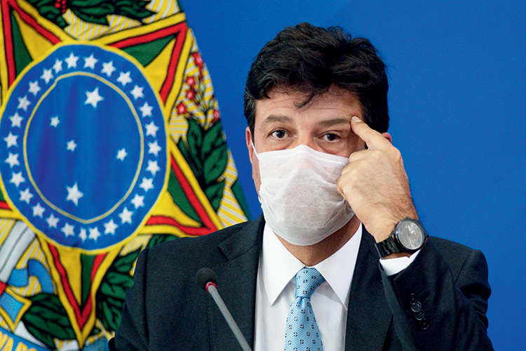 PRESSÃO - Mandetta: resistência à vontade do presidente