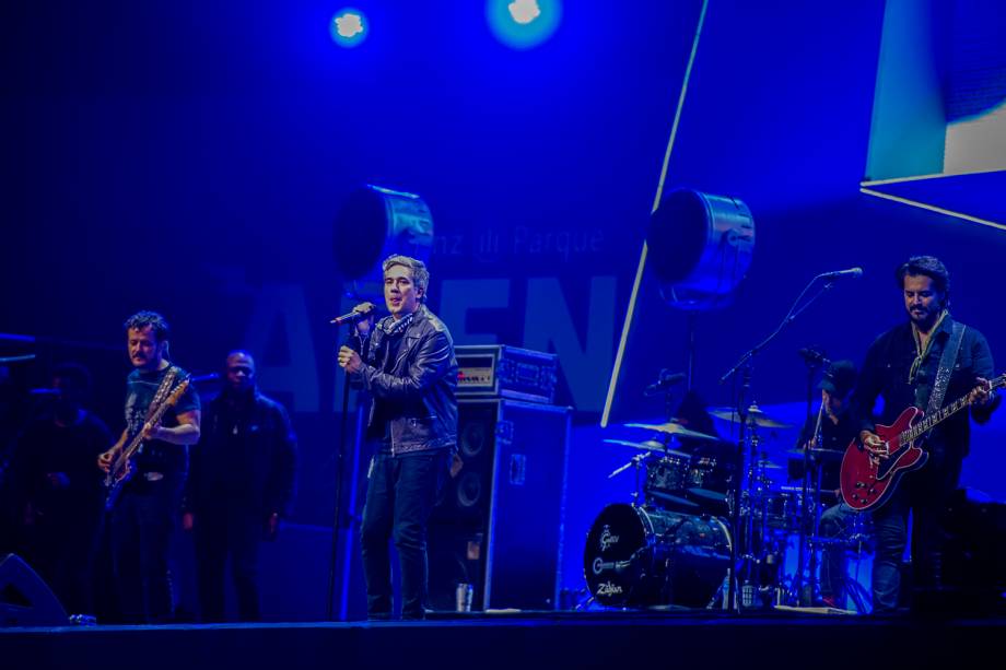 Show da banda Jota Quest em estilo "drive-in" realizado no Estádio Allianz Parque, em São Paulo