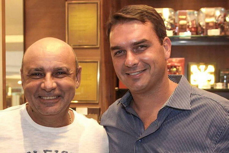 Flavio Bolsonaro e Fabricio Queiroz