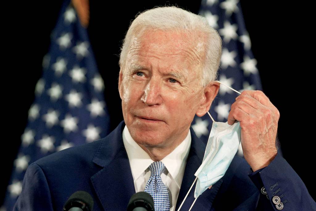 U.S. Democratic presidential candidate Joe Biden speaks during a campaign event in Dover U.S. Democratic presidential candidate Joe Biden speaks during a campaign event in Dover