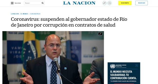 Wilson Witzel – La Nacion