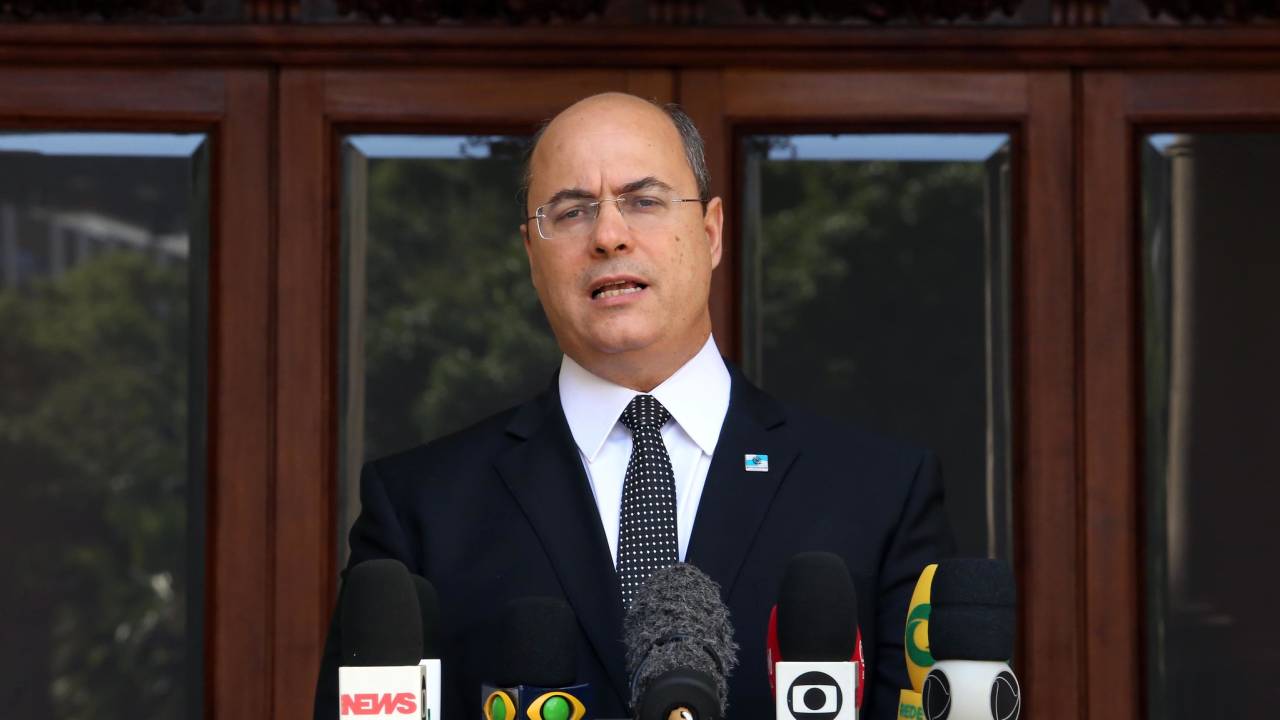O governador do Rio de Janeiro, Wilson Witzel