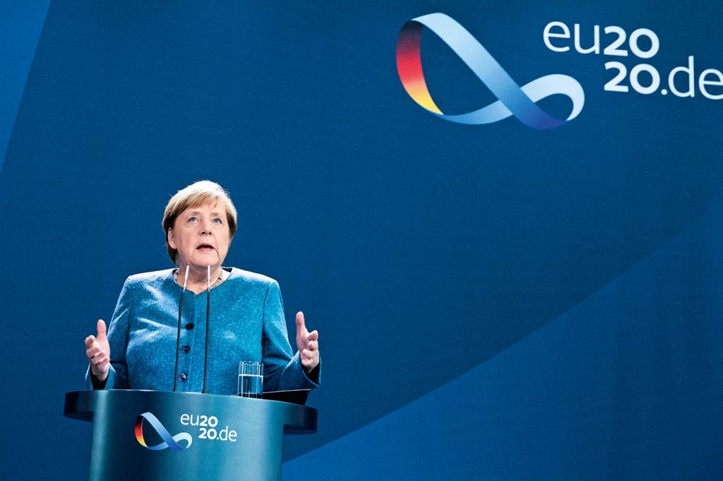 Merkel condena líder de próprio partido por colaboração com extrema-direita alemã