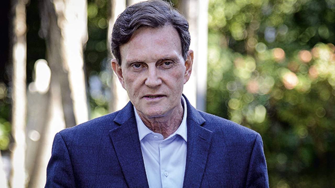 O prefeito Marcelo Crivella: preso nesta manhã suspeito de corrupção na gestão municipal