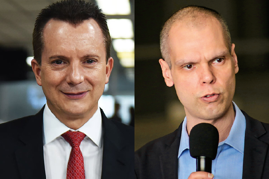 Celso Russomanno e Bruno Covas
