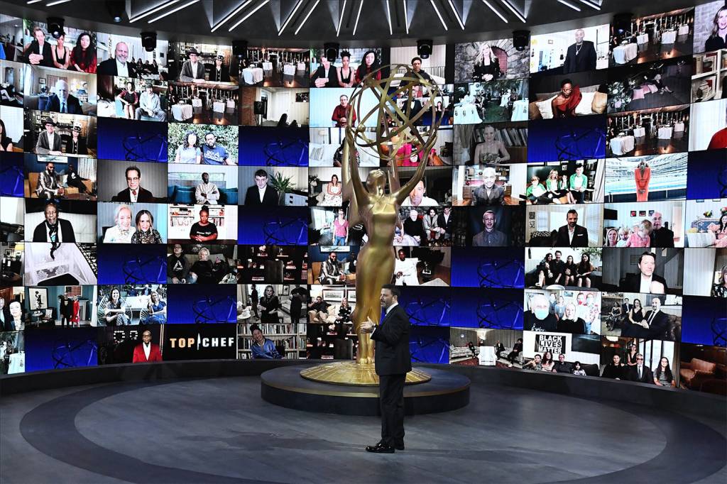 Emmy television awards, held online Emmy television awards, held online