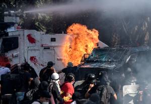 CHILE-CRISIS-PROTEST-ANNIVERSARY CHILE-CRISIS-PROTEST-ANNIVERSARY
