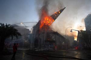 CHILE-CRISIS-PROTEST-ANNIVERSARY CHILE-CRISIS-PROTEST-ANNIVERSARY
