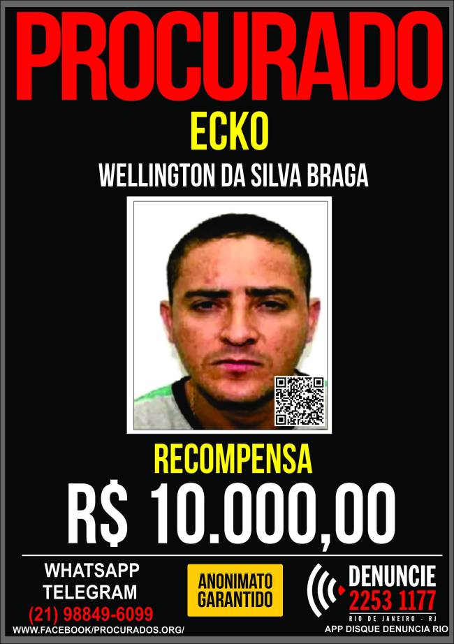 Ecko – Portal Prcurados Cartaz do Portal Procurados: ao ser capturado, Ecko estava com visual diferente
