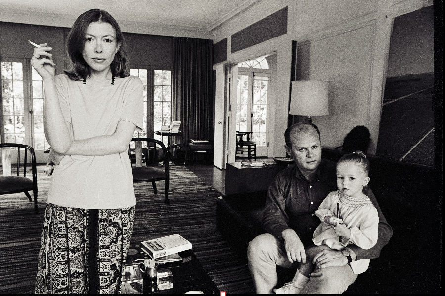 A escritora e jornalista americana Joan Didion A escritora e jornalista americana Joan Didion