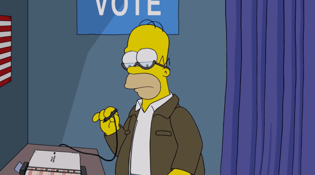 homer-simpson-eleicao Homer Simpson: