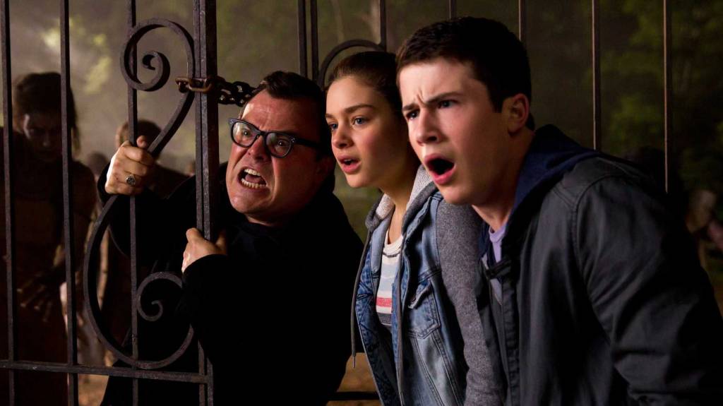 la-et-mn-goosebumps-trailer-jack-black-stine-20150709 la-et-mn-goosebumps-trailer-jack-black-stine-20150709