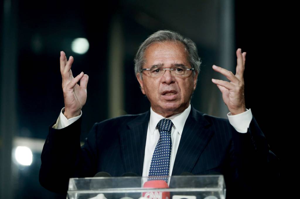 Paulo Guedes Coletiva de imprensa Ministro Paulo Guedes